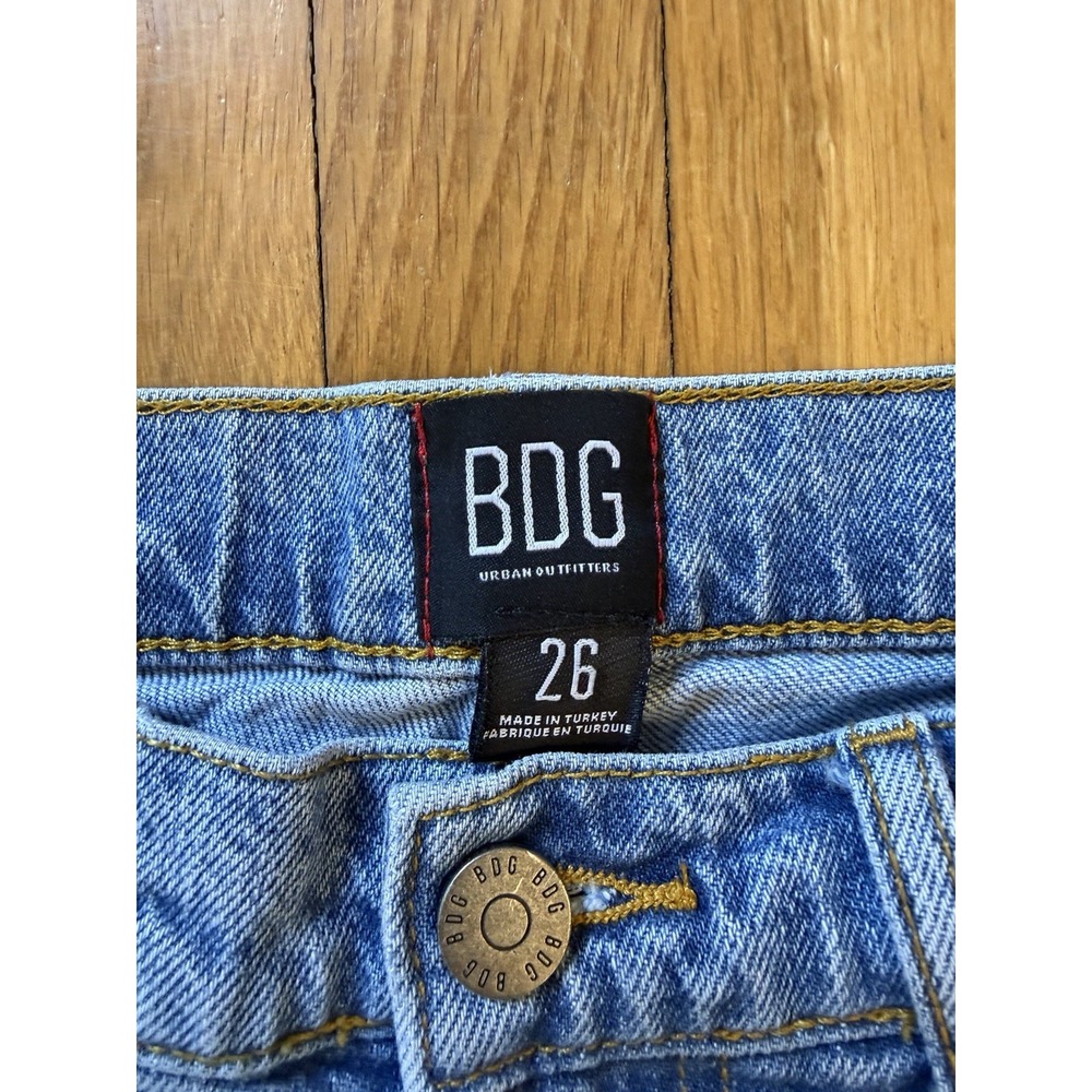 BDG Urban Outfitters Flare Jeans Light Wash 70s Y2K Boho Bell Bottom Size 26 - Picture 2 of 6